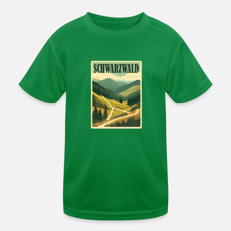 Black Forest Kids Functional T-Shirt