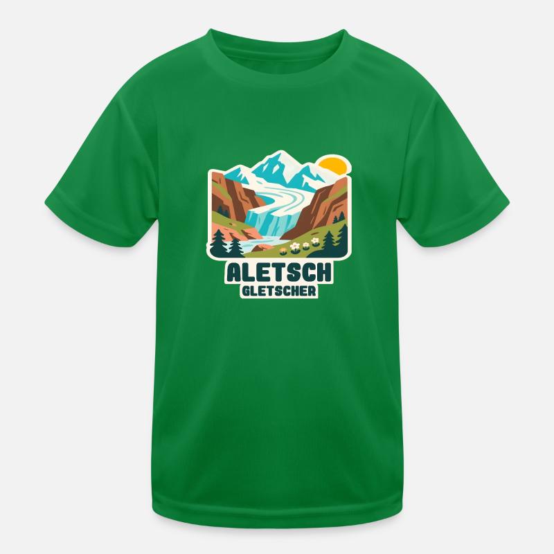 Glacier d’Aletsch T-shirt sport Enfant