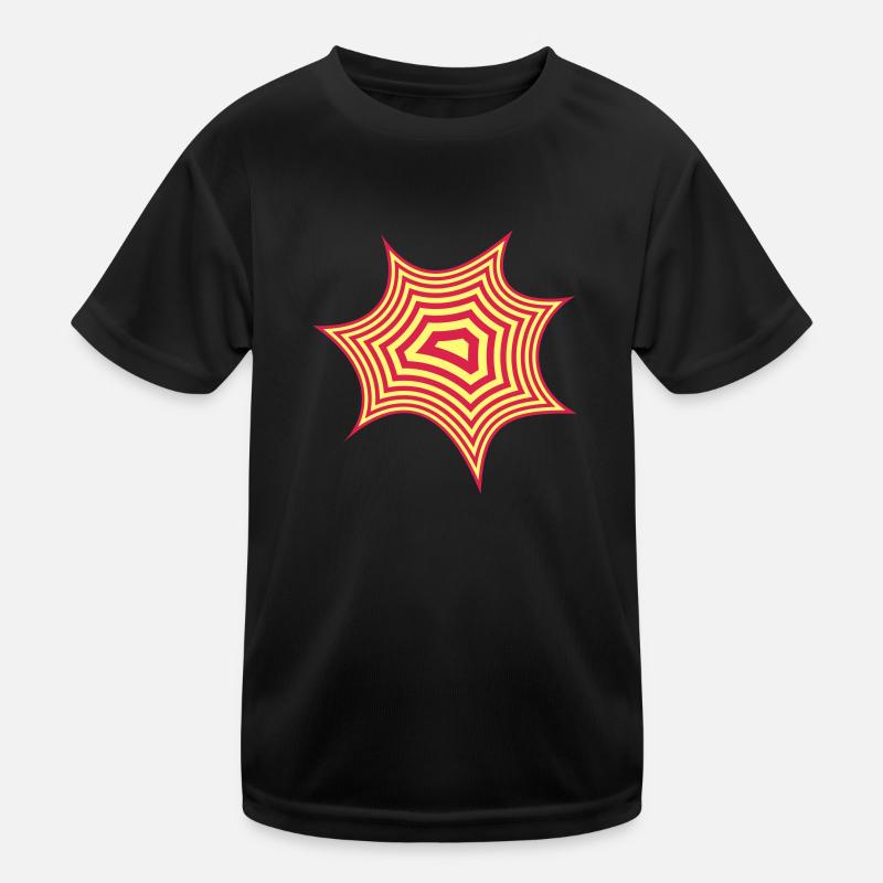 flush5 - Kinder Funktions-T-Shirt - Schwarz
