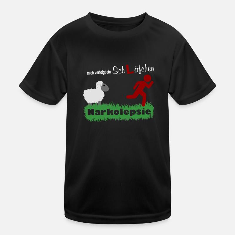 Narkolepsie Schläfchen Kinder Funktions-T-Shirt