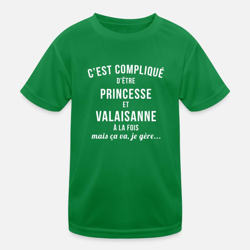 Valaisanne Princesse T-shirt sport Enfant