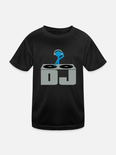 DJ - Kids Functional T-Shirt - black