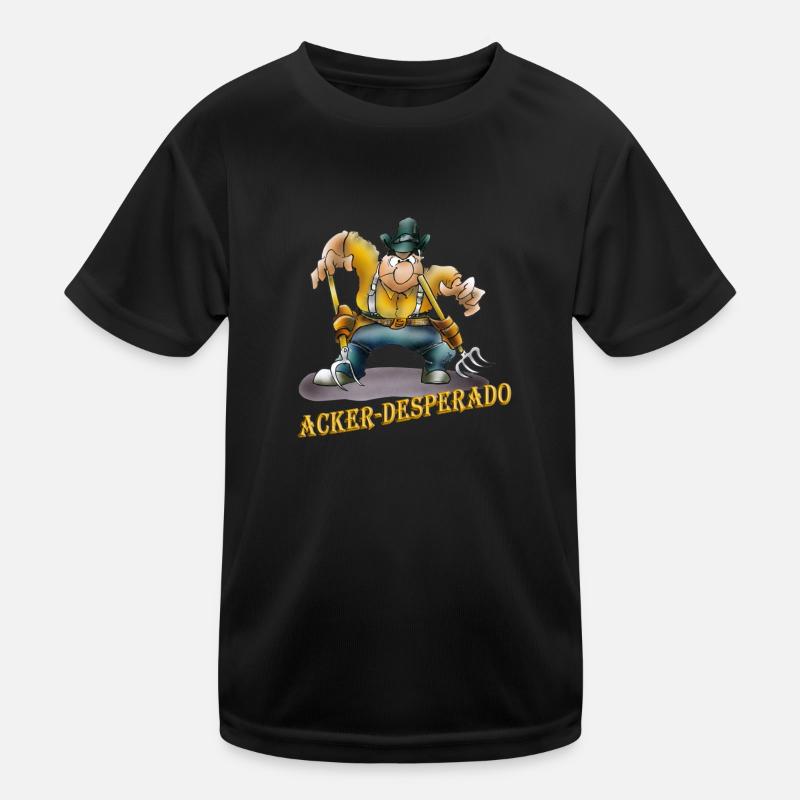 Acker-Desperado Kinder Funktions-T-Shirt