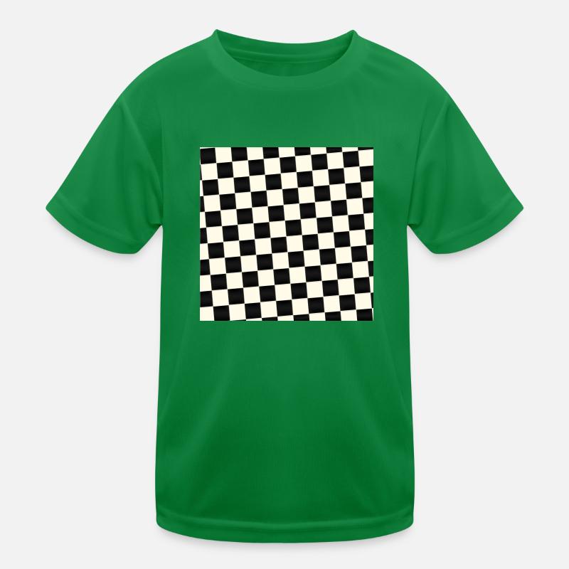 Checkerboard Mask | Mouthguard Kids Functional T-Shirt