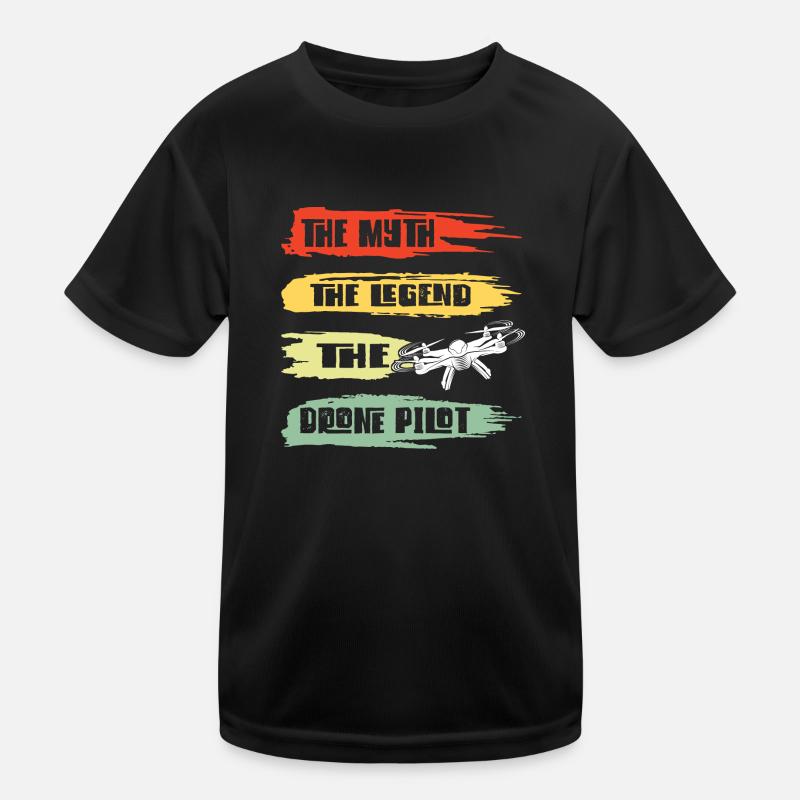Cadeau de pilote de drone drone T-shirt sport Enfant