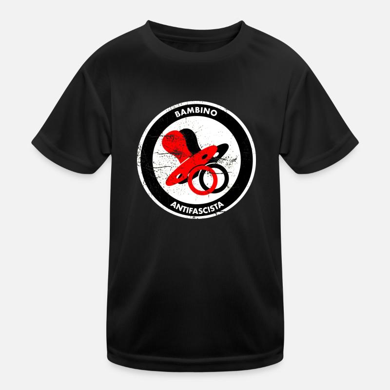 babmino antifascista Kinder Funktions-T-Shirt