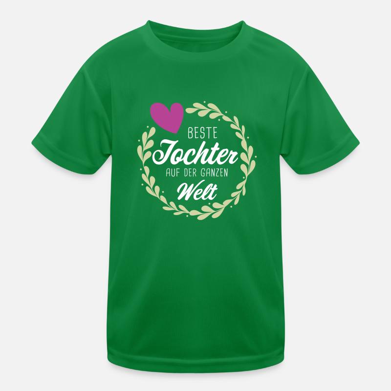 Beste Tochter auf der Welt Mädchen Geschenkidee Kinder Funktions-T-Shirt