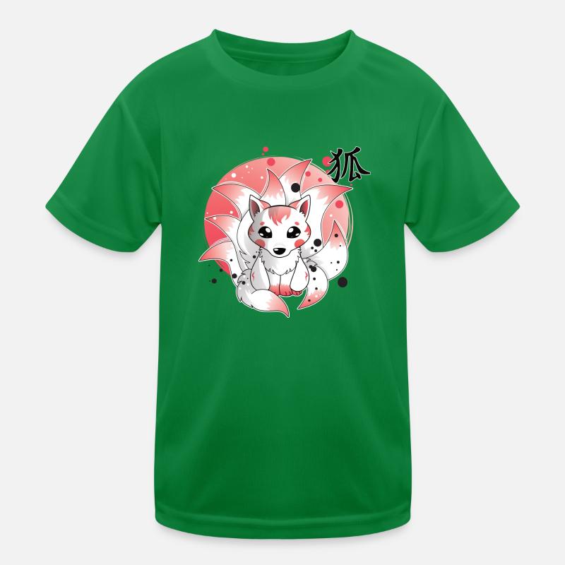 Ninetails, Fuchs, Kitsune Kinder Funktions-T-Shirt