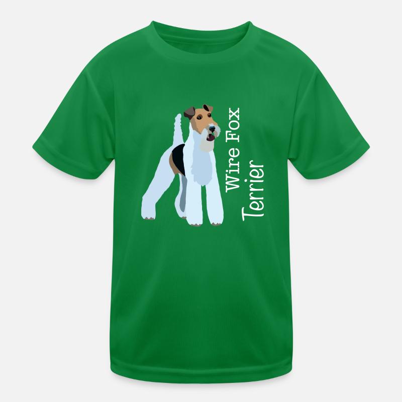 Wire Fox Terrier Kinder Funktions-T-Shirt