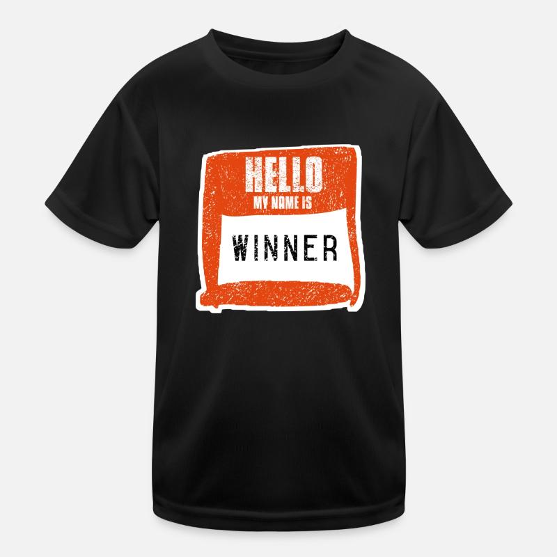Gewinner - Sieger Kinder Funktions-T-Shirt