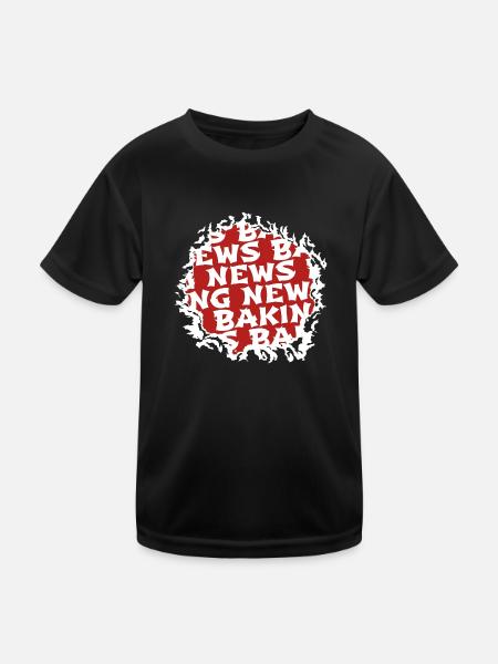 Chef Grillmaster Chef Funny Geek Bake - Kids Functional T-Shirt - black - Front