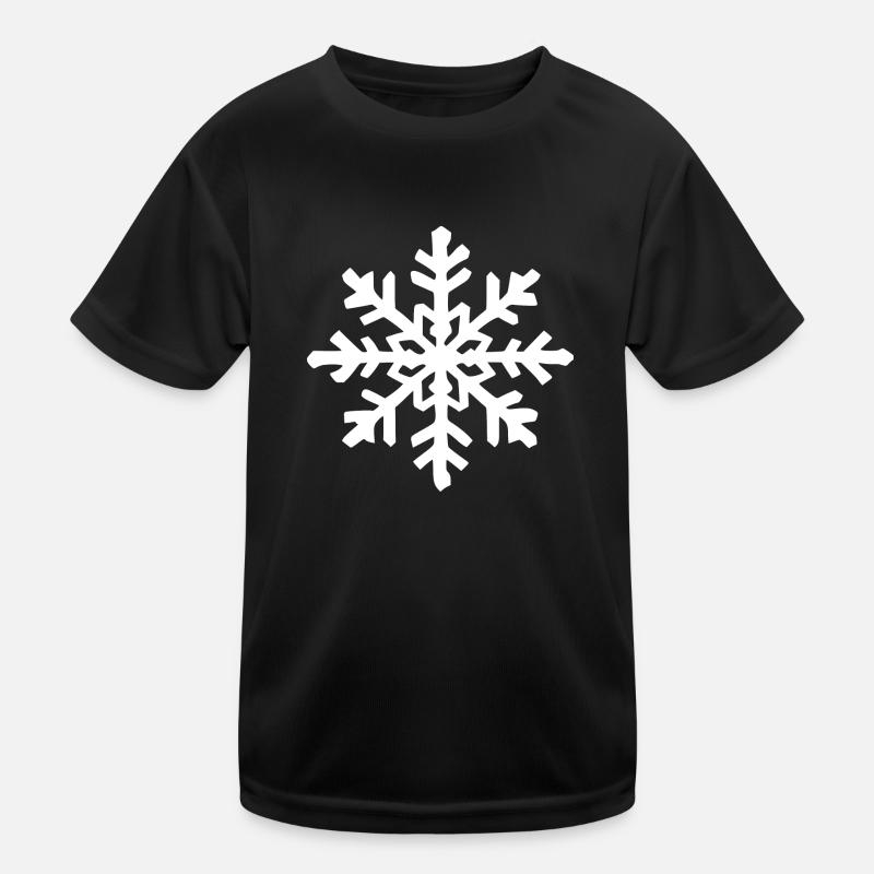 Snowflake Snow Winter Christmas Cold 5 Kids Functional T-Shirt
