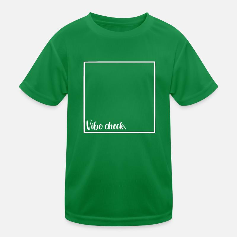 Vibe check Kids Functional T-Shirt