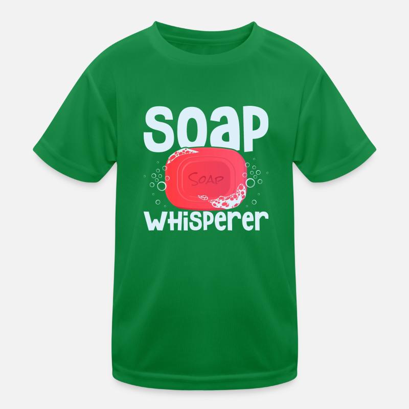 Soap Whisperer Soapmaker Soapmaking Kids Functional T-Shirt