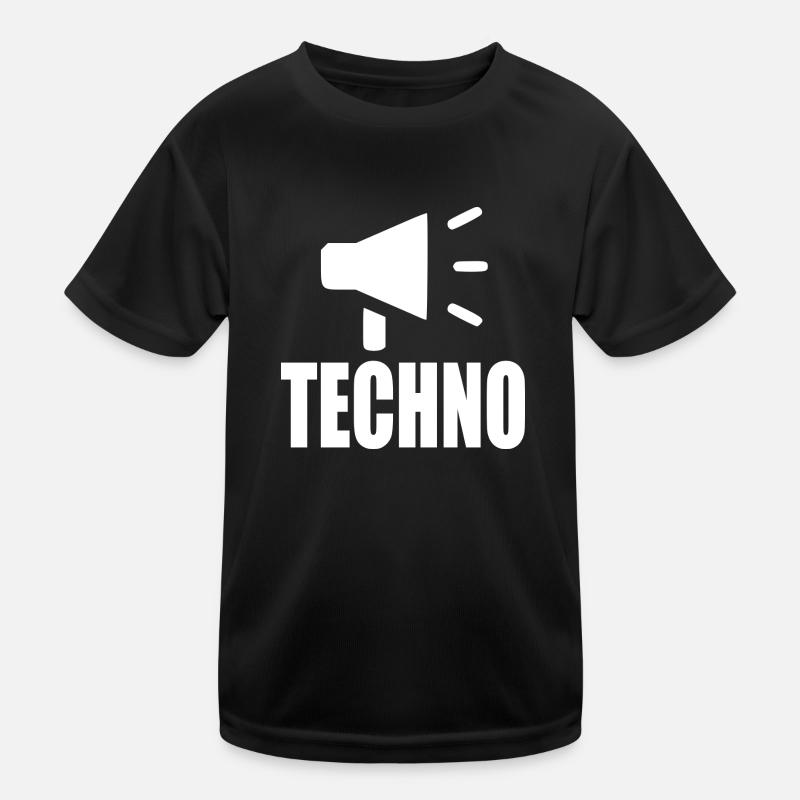 Techno Kinder Funktions-T-Shirt