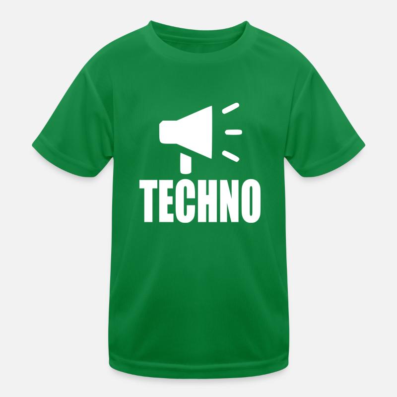 Techno Kinder Funktions-T-Shirt