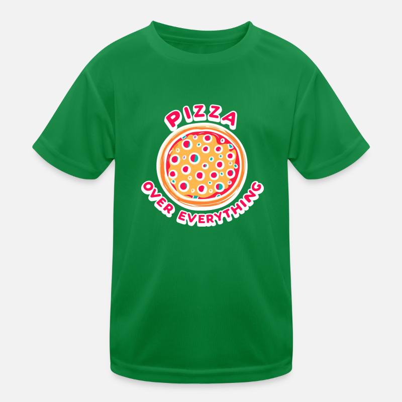 Pizza Over Everything Kids Functional T-Shirt