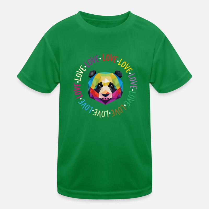 Liebe Panda Kinder Funktions-T-Shirt