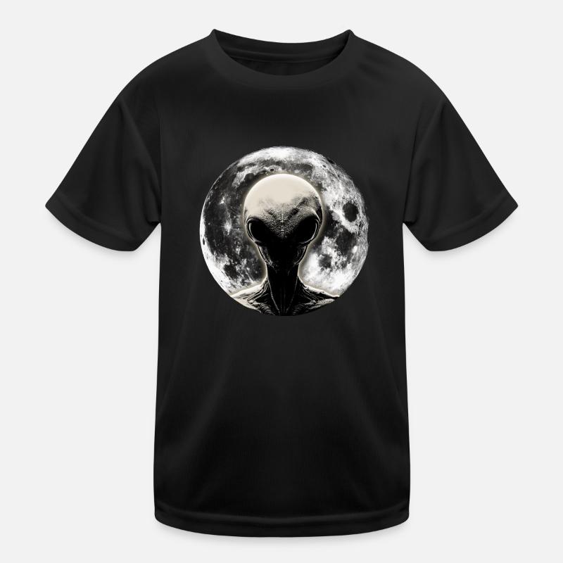 Alien Moonlight Kinder Funktions-T-Shirt