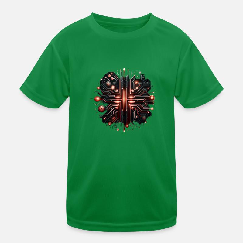 Puce informatique T-shirt sport Enfant