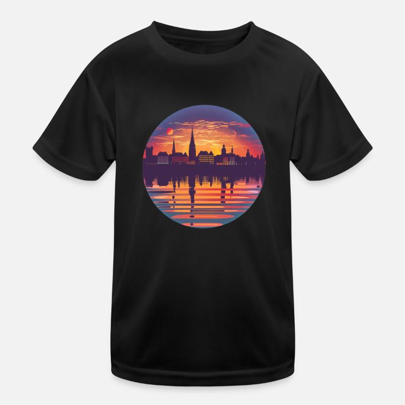 Bremen Skyline Kids Functional T-Shirt
