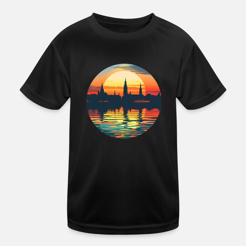 Göttingen Skyline Kinder Funktions-T-Shirt