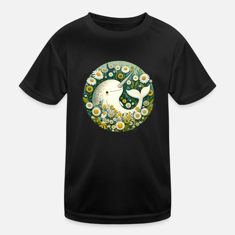 Narwal Kinder Funktions-T-Shirt