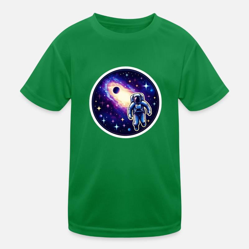 Astronaut in den unendlichen Weiten Kinder Funktions-T-Shirt
