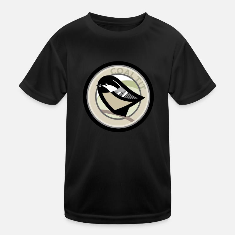 Coal Tit Kids Functional T-Shirt