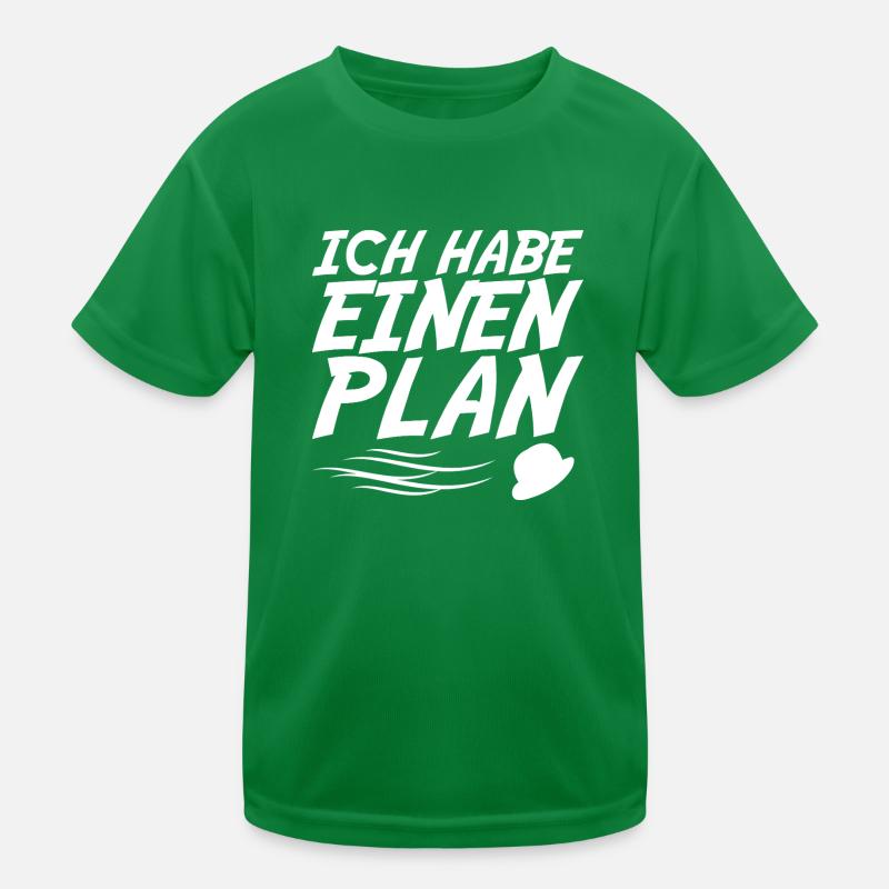 ich habe einen Plan DDR Nostalgie Geschenk Kinder Funktions-T-Shirt