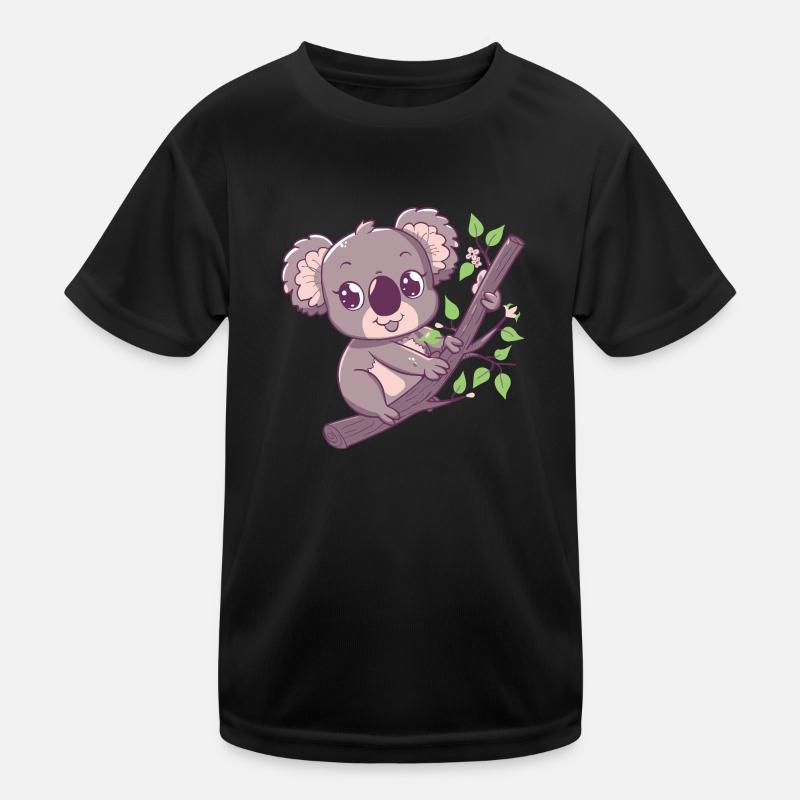 glücklicher Koalabär Koala Kinder Funktions-T-Shirt
