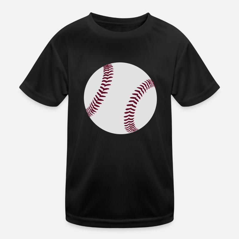 Baseball Kinder Funktions-T-Shirt