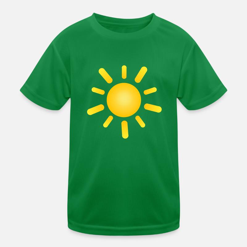 sun ray drawing Kids Functional T-Shirt