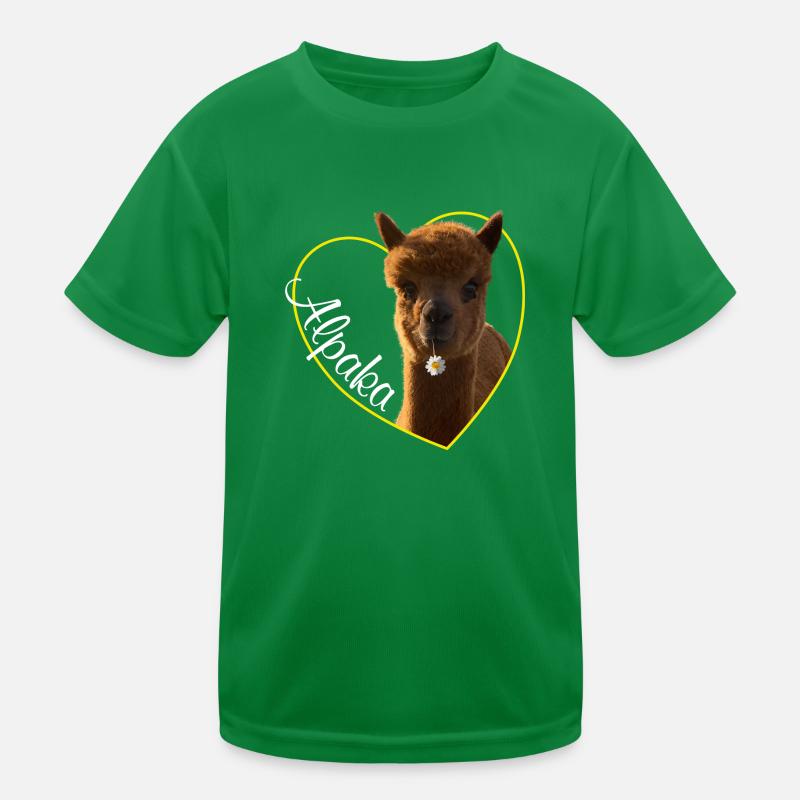 Alpaca alpaca lama llama Kids Functional T-Shirt