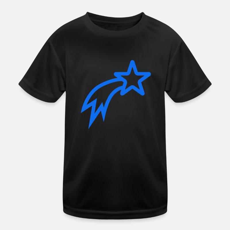 Falling Star Stern - Kids Functional T-Shirt - black