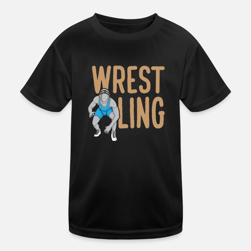 Wrestling Wrestler Kinder Funktions-T-Shirt