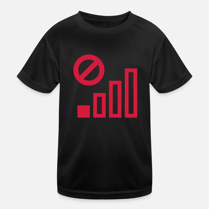 Coverage poor cellular connection Kids Functional T-Shirt