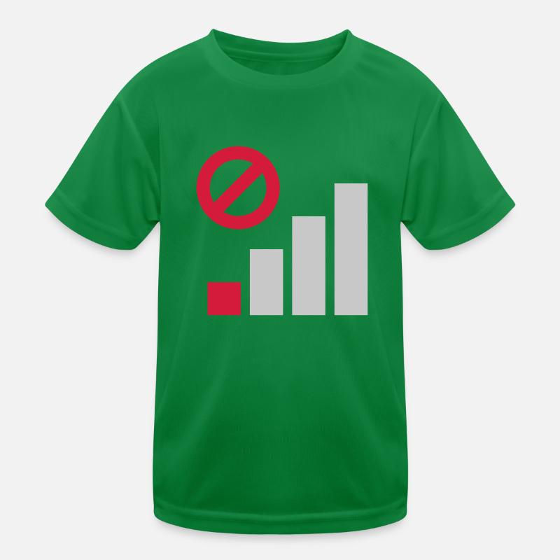 Mauvaise couverture de la connexion cellulaire T-shirt sport Enfant