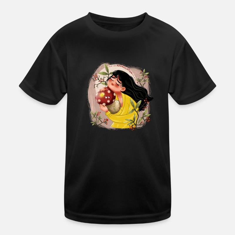 Wertschätzung von Pilzen Kinder Funktions-T-Shirt