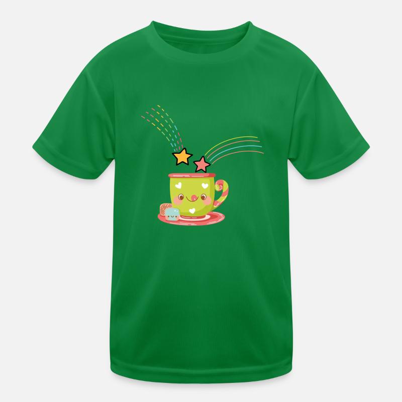 Kawaii cup Kids Functional T-Shirt