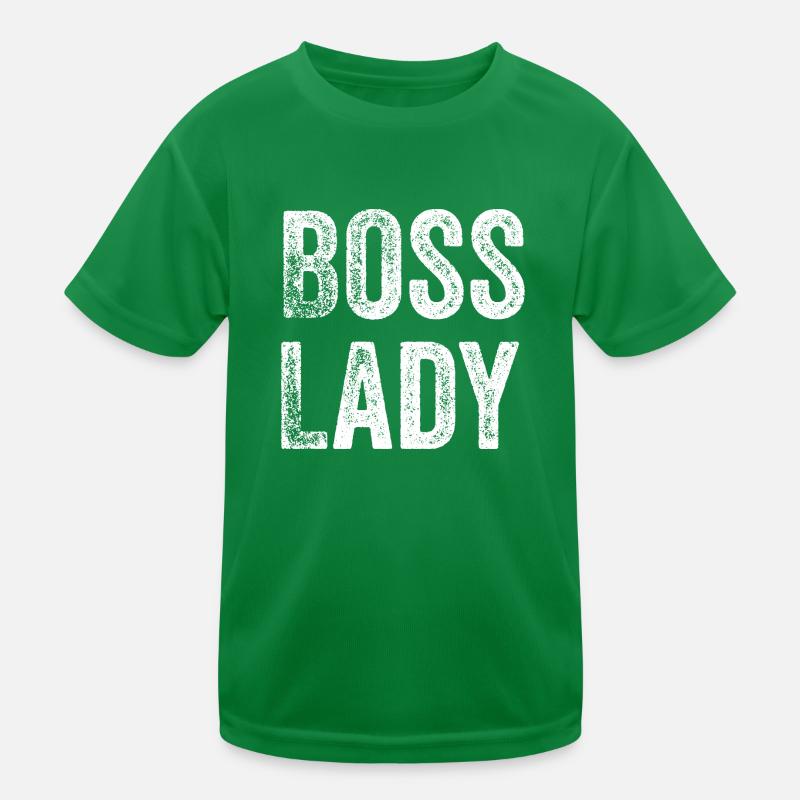 funny boss Saying Kids Functional T-Shirt