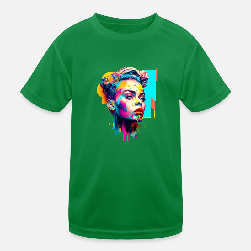 Pop-Art Kinder Funktions-T-Shirt