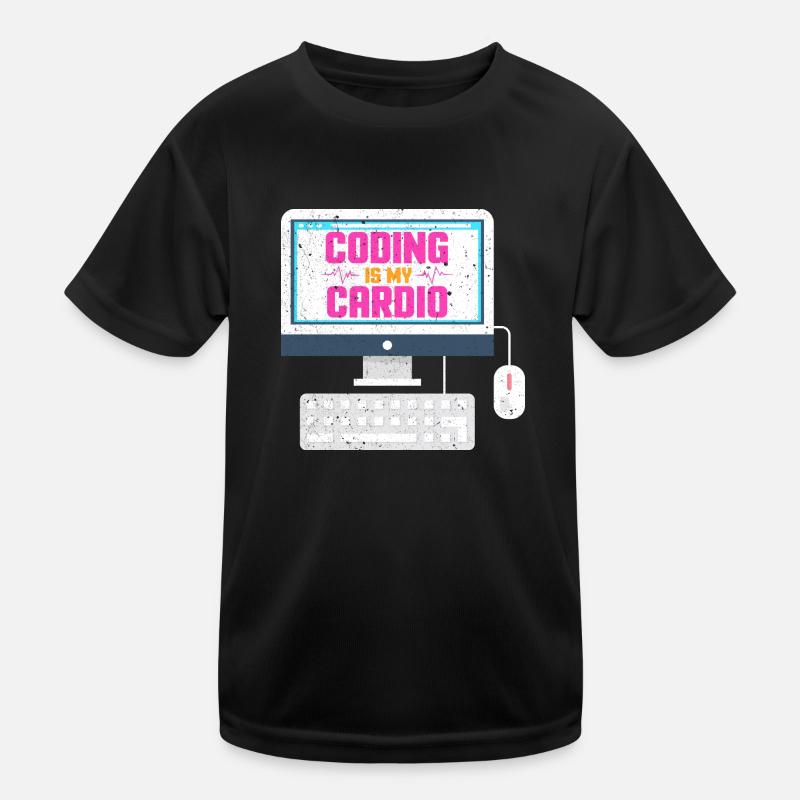 Le codage est mon cardio T-shirt sport Enfant