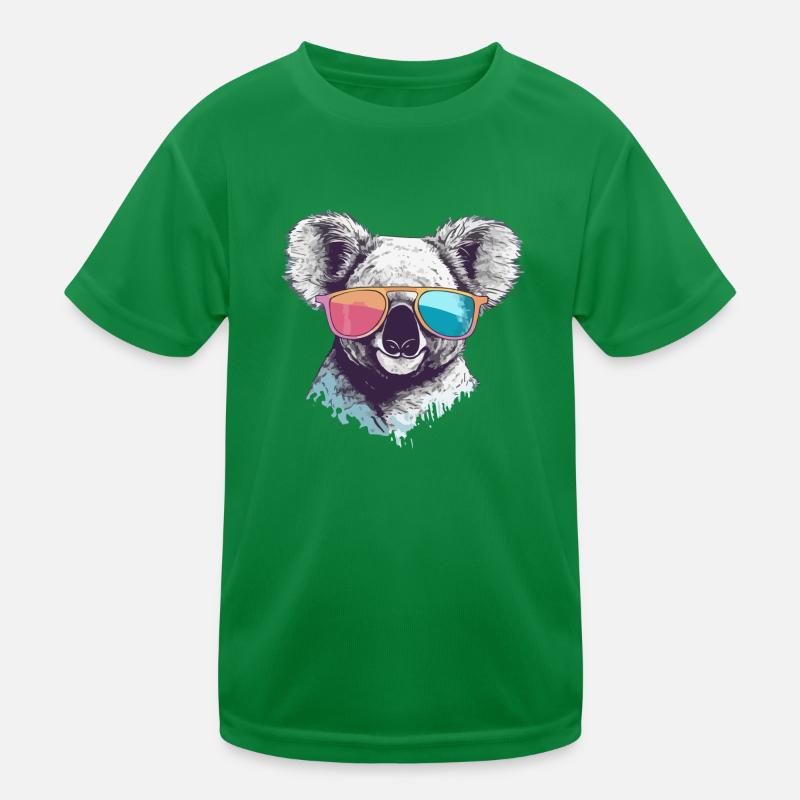 Timy, der bebrillte Koala Kinder Funktions-T-Shirt