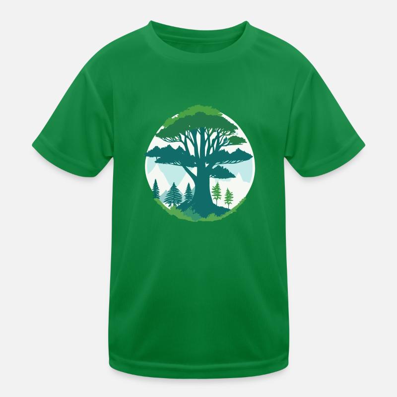 Tree of old Kids Functional T-Shirt