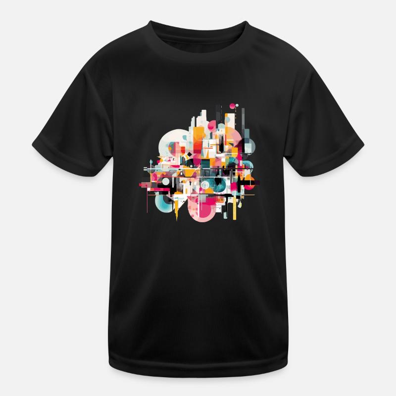 Urban abstraction Kids Functional T-Shirt