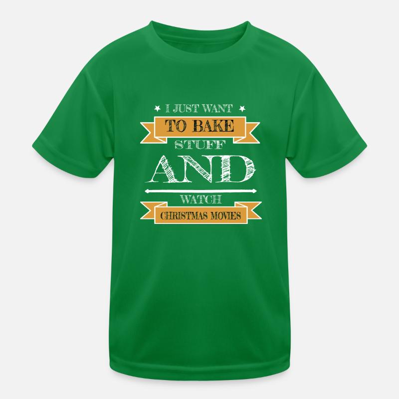 Bodybuilding Confectioner Baking Chef Baker Work Kids Functional T-Shirt