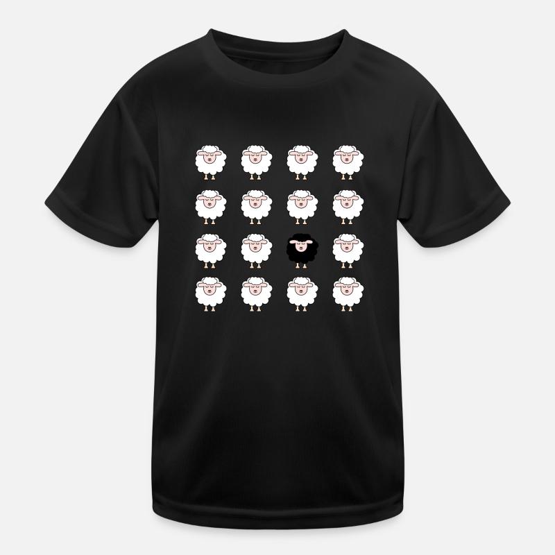 Schaf Kinder Funktions-T-Shirt