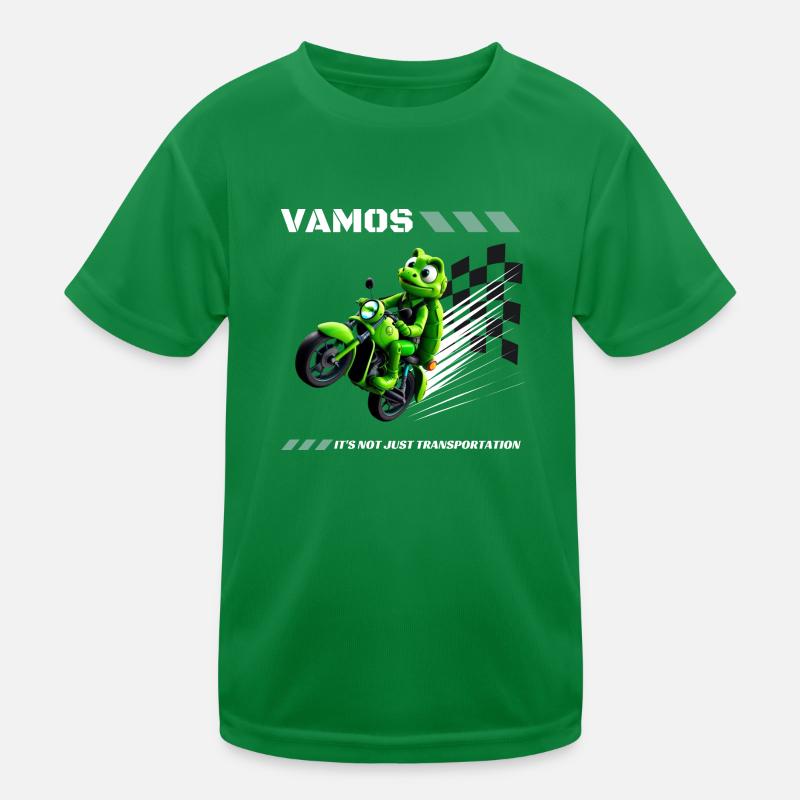 VAMOS - Cool Bikes, not just TRANSPORTATION. Kids Functional T-Shirt