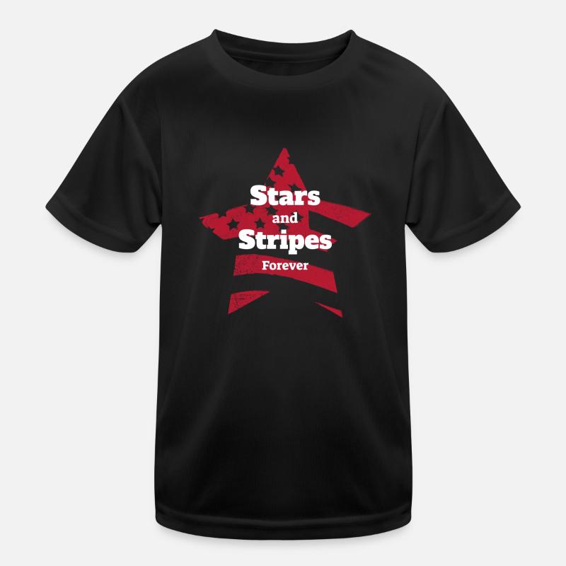 Étoiles Rayures Pour Forever T-shirt sport Enfant